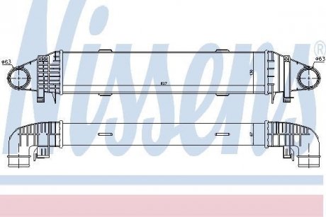 Интеркулер NISSENS 96596 (фото 1)