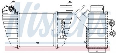 Інтеркулер NISSENS 96682 (фото 1)