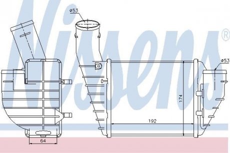 Интеркулер NISSENS 96691 (фото 1)