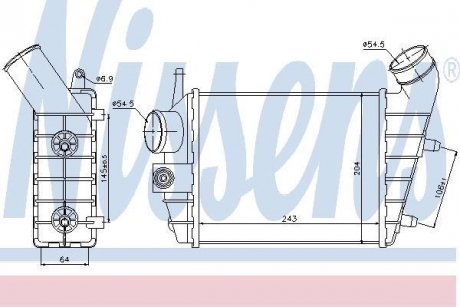 Интеркулер NISSENS 96699