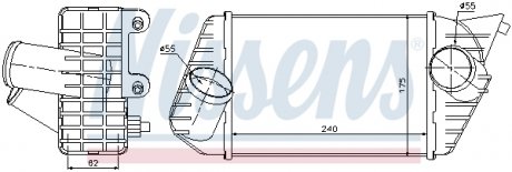 Интеркулер NISSENS 96700 (фото 1)