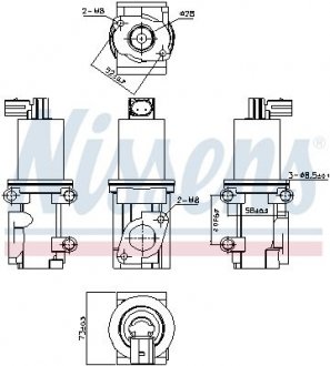 Клапан рециркуляціі ВГ (EGR) NISSENS 98193