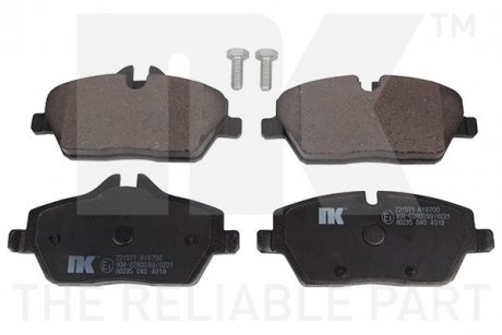 Тормозные колодки перед. BMW E87, E90 1.6i-3.0i 09.04- NK 221571