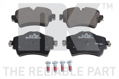 Колодки тормозные дисковые передн BMW 2 ACTIVE TOURER 218D 218I 2014- NK 221572