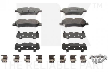 Комплект тормозных колодок, дисковый тормоз NK 222578