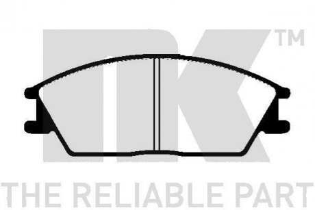 Тормозные колодки, дисковый тормоз (набор) NK 229967