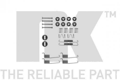 Монтажний набір гальмівних колодок NK 7933714