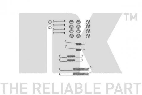 Монтажний набір гальмівних колодок NK 7948678