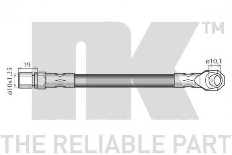 Шланг гальмівний NK 852343