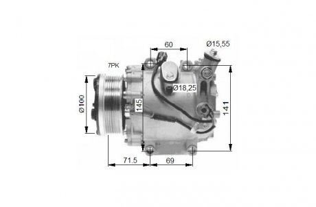 Компрессор кондиционера NRF 32491