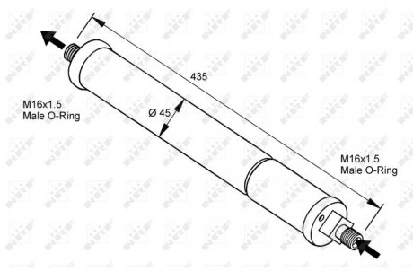 Осушитель, кондиционер NRF 33097