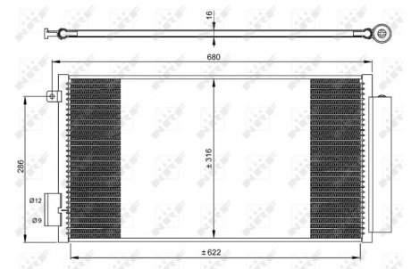 Конденсатор, кондиционер NRF 350061