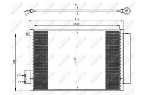 Конденсатор, кондиціонер NRF 350065