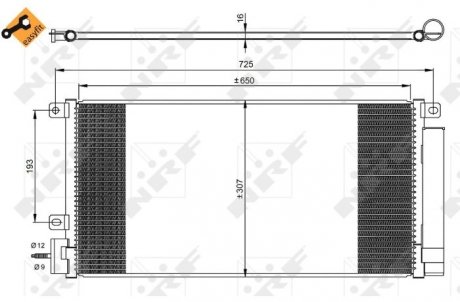 Конденсатор, кондиціонер NRF 350067