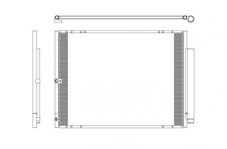 Радиатор кондиционера NRF 350276