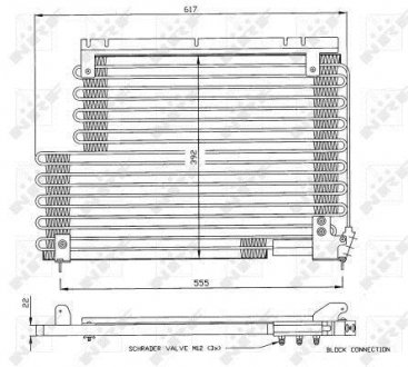 Радіатор кондиціонера NRF 35192