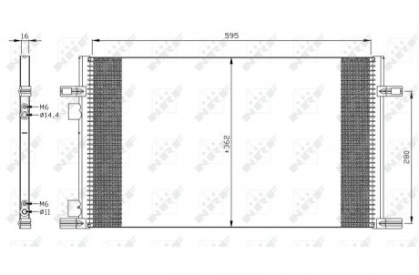 Конденсатор, кондиционер NRF 35298