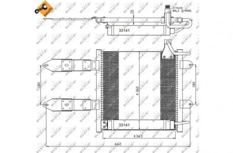 Конденсатор, кондиционер NRF 35367