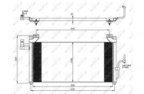 Конденсатор, кондиционер NRF 35386