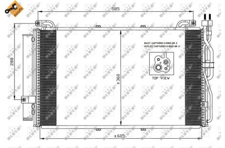 Конденсатор, кондиционер NRF 35478