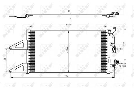 Конденсатор, кондиционер NRF 35489