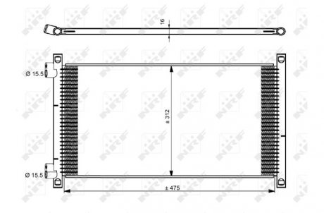 Конденсатор, кондиционер NRF 35490