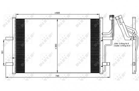 Конденсатор, кондиционер NRF 35507