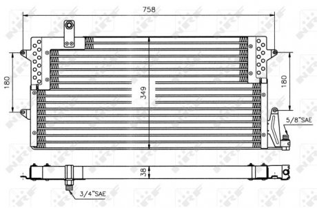 Конденсатор, кондиционер NRF 35534