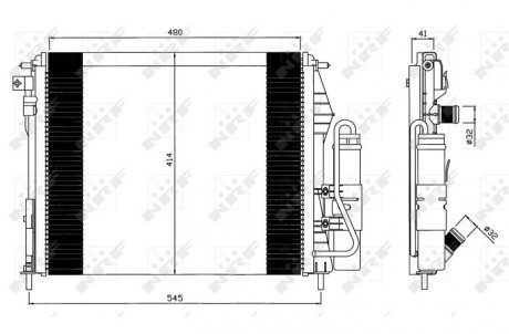 Конденсатор, кондиционер NRF 35547