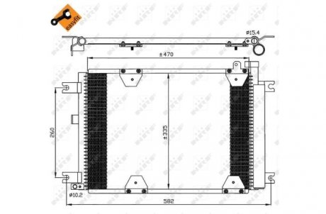 Конденсатор, кондиционер NRF 35580