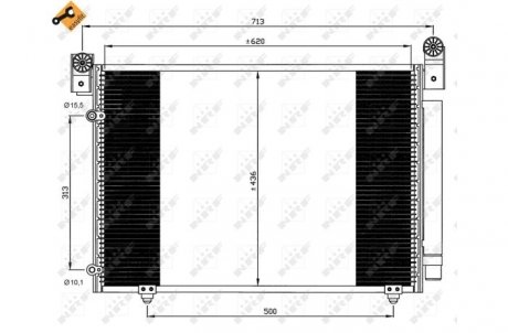 Конденсатор, кондиционер NRF 35612