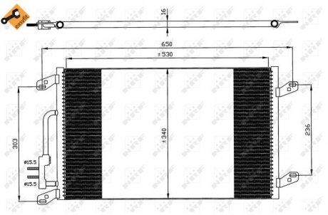 Конденсатор, кондиционер NRF 35615