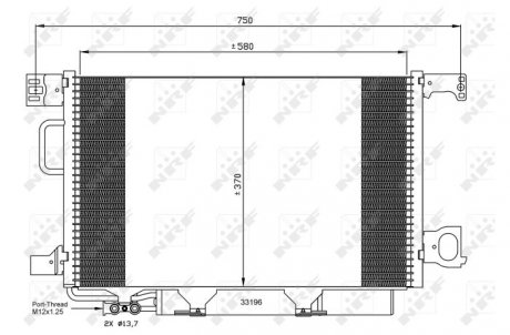 Конденсатор, кондиционер NRF 35623