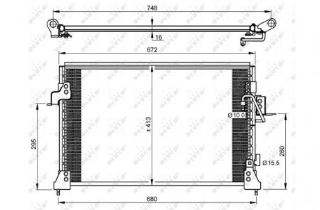 Конденсатор, кондиционер NRF 35754