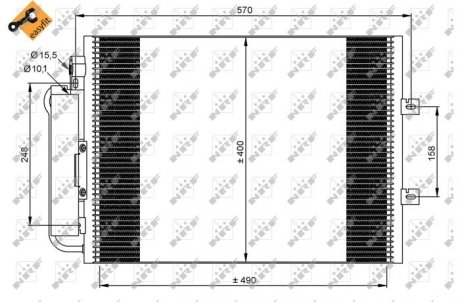 Конденсатор, кондиционер NRF 35879