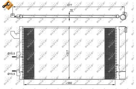 Конденсатор, кондиционер NRF 35883