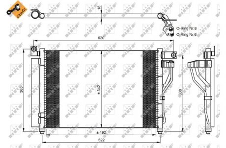 Конденсатор, кондиционер NRF 35964