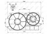 Вентилятор, охолодження двигуна NRF 47000 (фото 2)