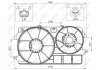 Вентилятор, охолодження двигуна NRF 47450 (фото 2)