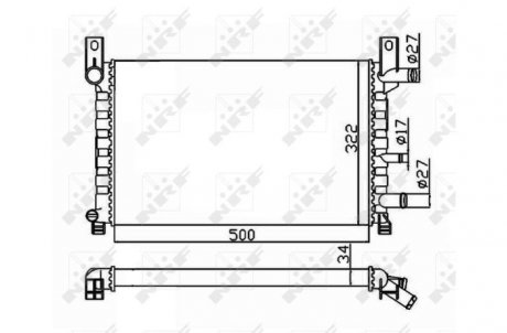 Радиатор NRF 506220