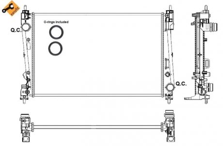 Радіатор NRF 53017