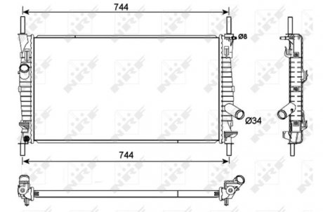 Радіатор NRF 53111