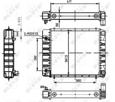 Радіатор NRF 53149