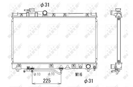 Радиатор NRF 53272