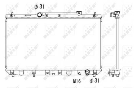 Радіатор NRF 53307