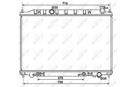 Радіатор NRF 53407