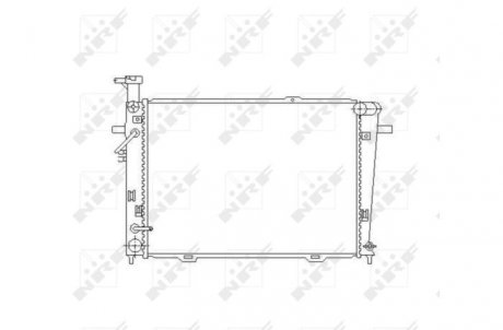 Радиатор, охлаждение двигателя NRF 53496 (фото 1)