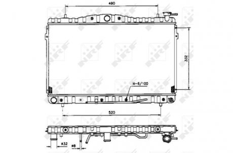 Радиатор NRF 53505