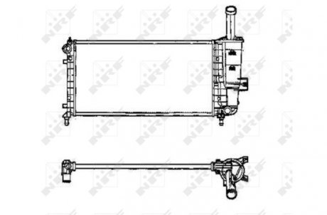 Радиатор, охлаждение двигателя NRF 53605 (фото 1)