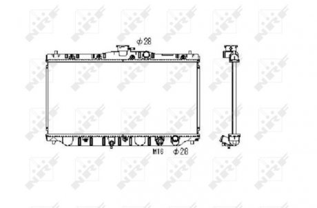 Радиатор NRF 536711